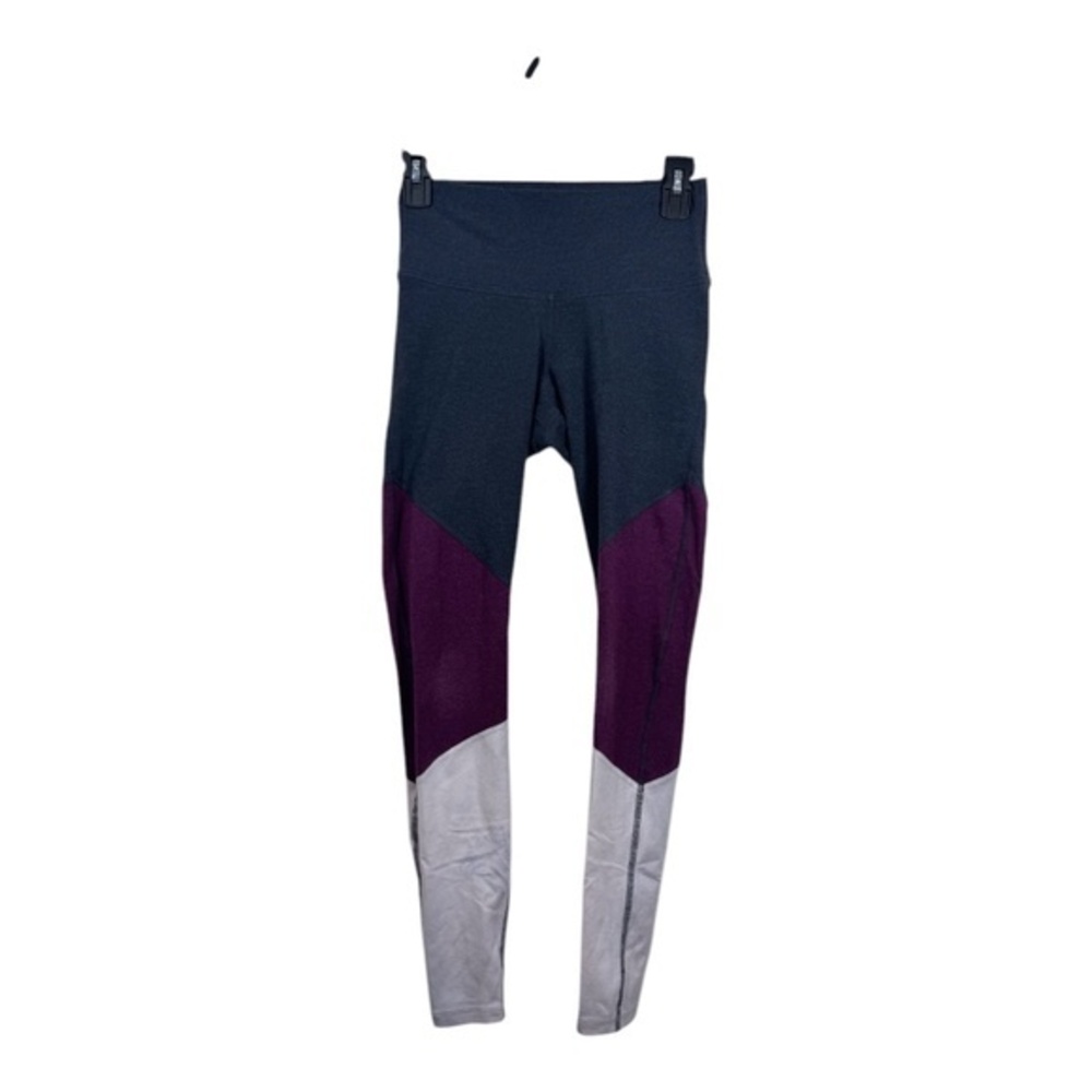 Old Navy Active Leggings Womens Small Colorblock Athletic Yoga Gym Athleisure